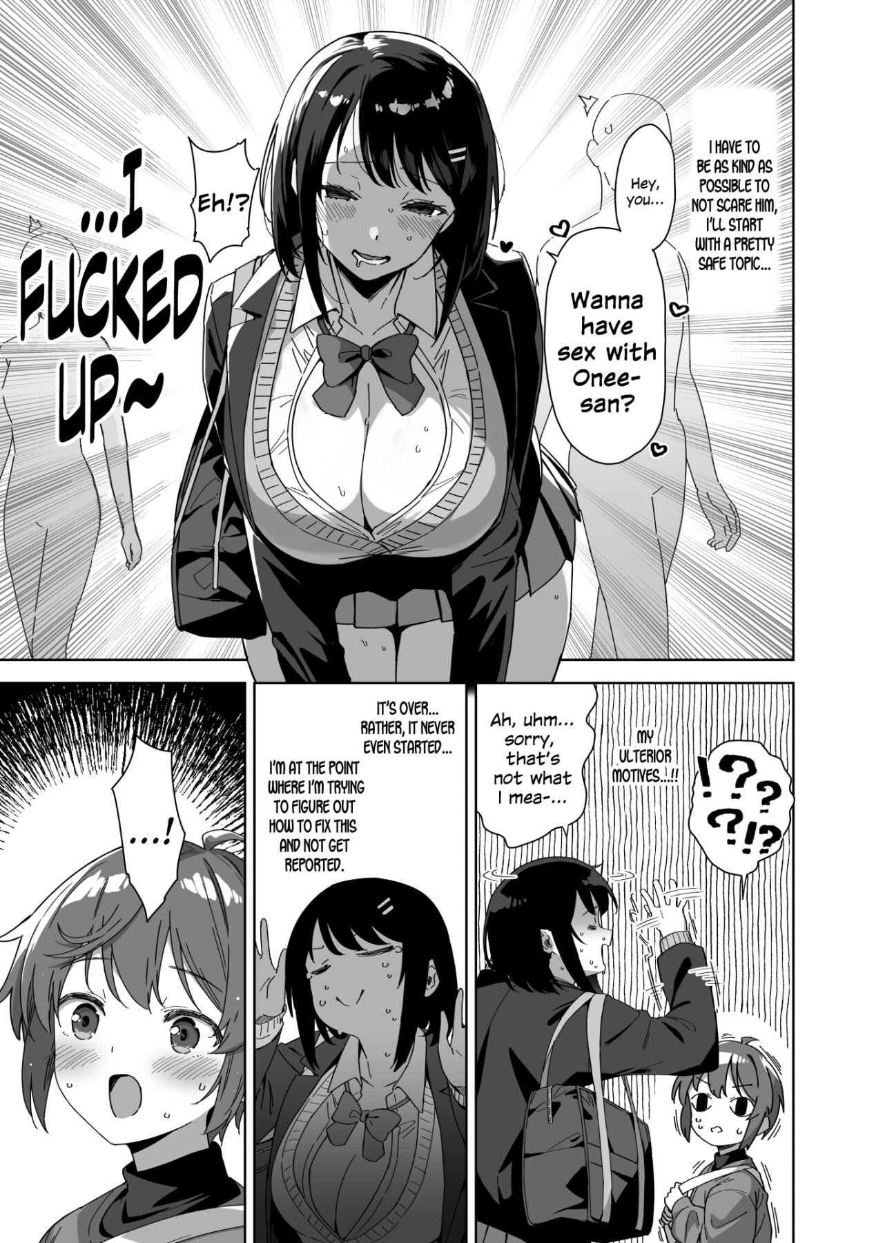 Hentai Manga Comic-The big, naughty lady I'm after-Read-6